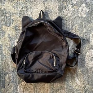H&M Divided Black Cat Ear Backpack